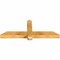 Ekena Millwork Eugene Rough Sawn Timber Gable Bracket, Western Red Cedar, 48"W x 18"H x 4"D x 4"F, 9/12 Pitch GBW048X18X0404EUG00RWR - alternate 5
